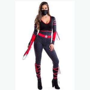 Tipsy Elves Black and Red Superhero Outfit